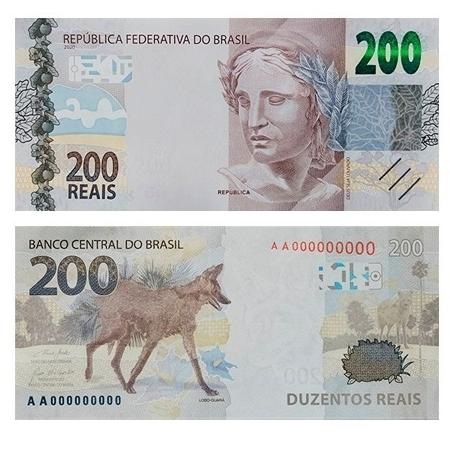 Nota de R$ 200,00