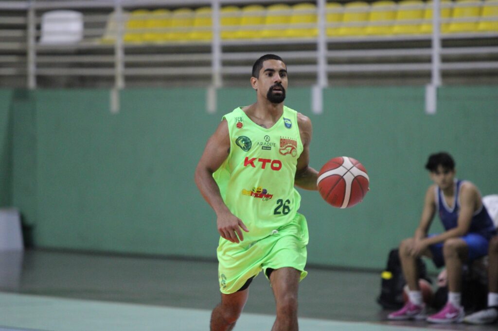 Equipe Brusque Basquete fase final da Copa SC (Foto: Brusque Basquete/divulgação)