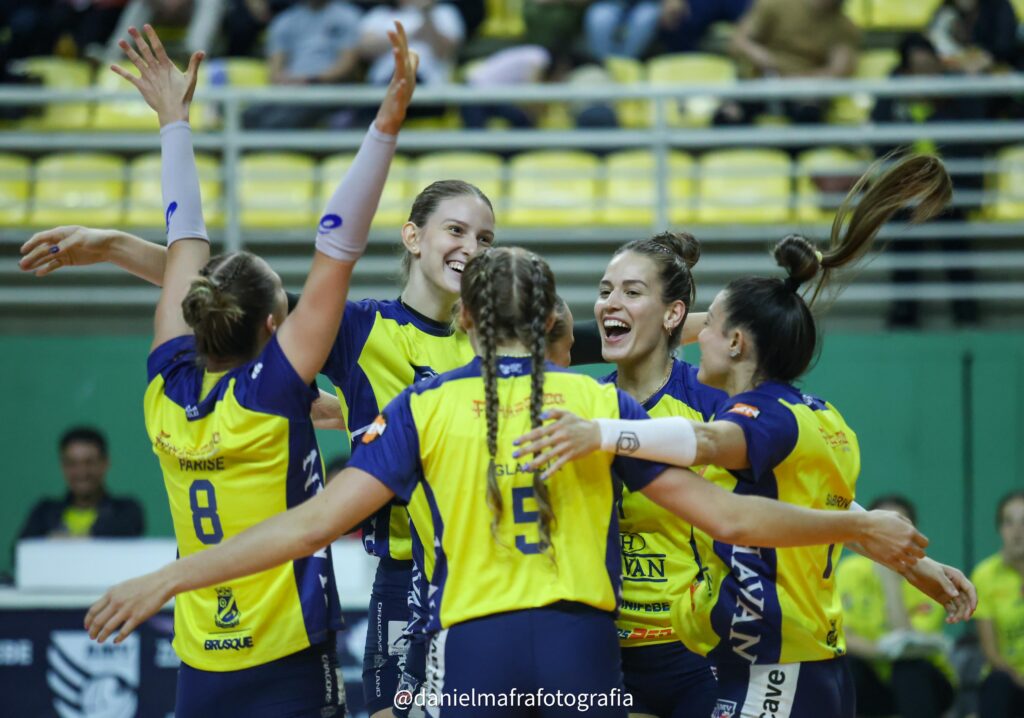 Abel Moda Vôlei vence Jaraguá do Sul na Arena Brusque (Foto: Daniel Mafra)